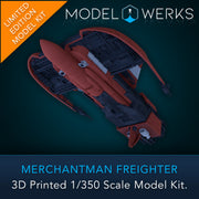 Merchantman Freighter Physical 3D Printed Kit