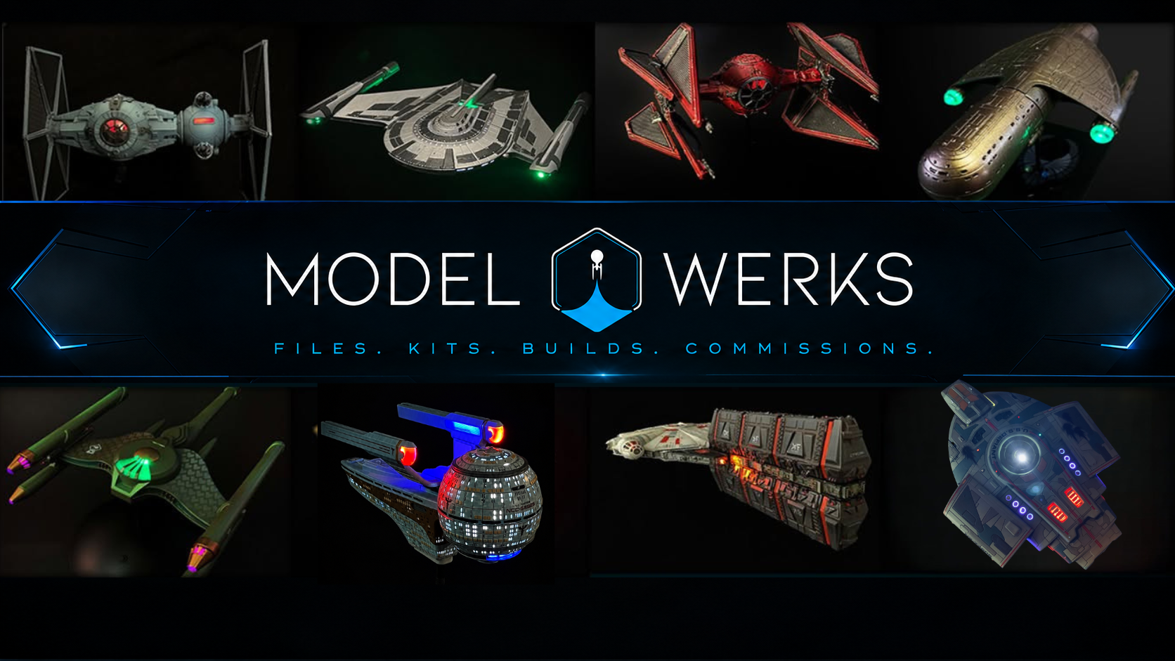 The Finished Fleet Must Leave Spacedock — 20% off finished display models through Tuesday night