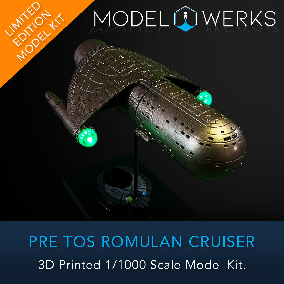1/1000 Pre-TOS Romulan Physical 3D Printed Kit