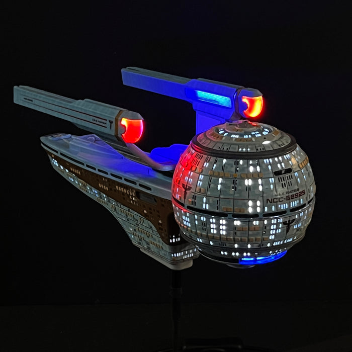 One-of-One 1/1000 USS Pasteur — Illuminated Finished Display Model