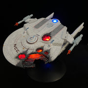 1K Scale USS Saratoga with battle damage