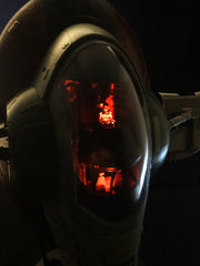 One-of-One 1/72 Scale Slave One — Original Fine Molds OOP Model Kit Built and lit.