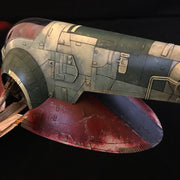 One-of-One 1/72 Scale Slave One — Original Fine Molds OOP Model Kit Built and lit.