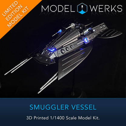 1/1400 Smuggler Ship 3D printed Physical Model Kit