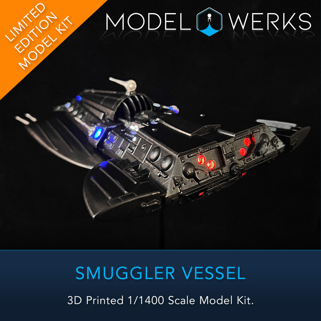 1/1400 Smuggler Ship 3D printed Physical Model Kit