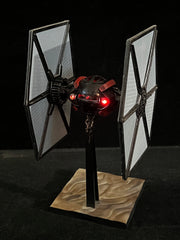 One-of-One First Order Tie Fighter 1/72 Scale — Illuminated Finished Display Model