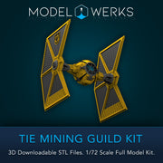 1/72 Scale Tie Mining Guild Kit STL File Download