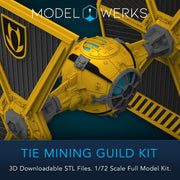 1/72 Scale Tie Mining Guild Kit STL File Download