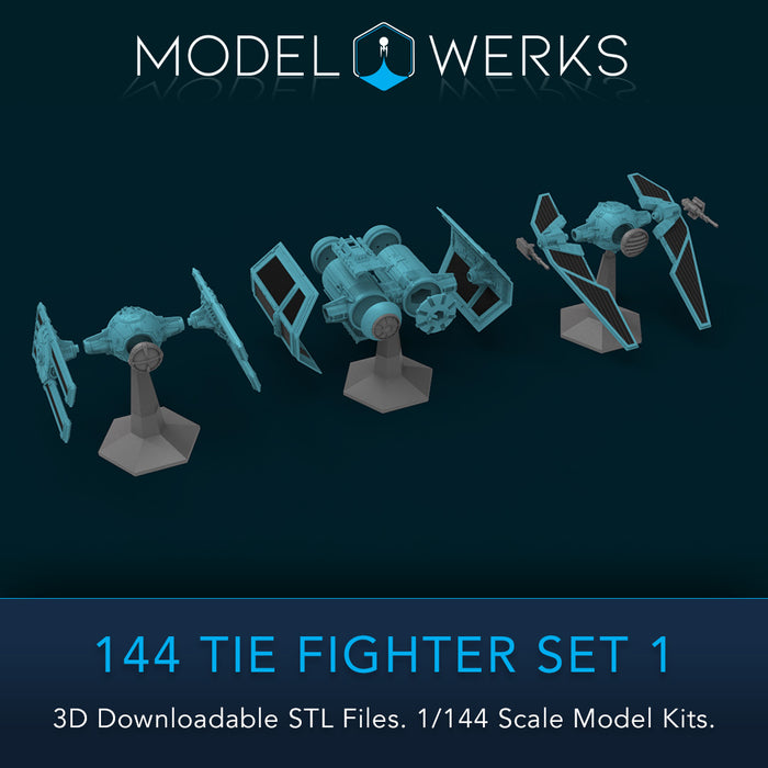 1/144 Tie Set 1 STL File Download