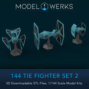 1/144 Tie Set 2 STL File Download