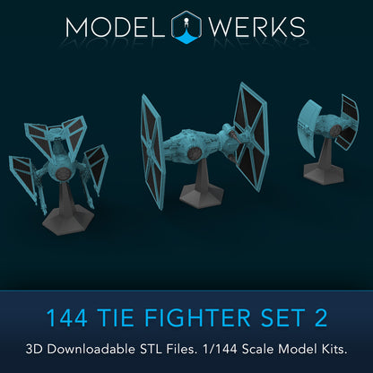 1/144 Tie Set 2 STL File Download