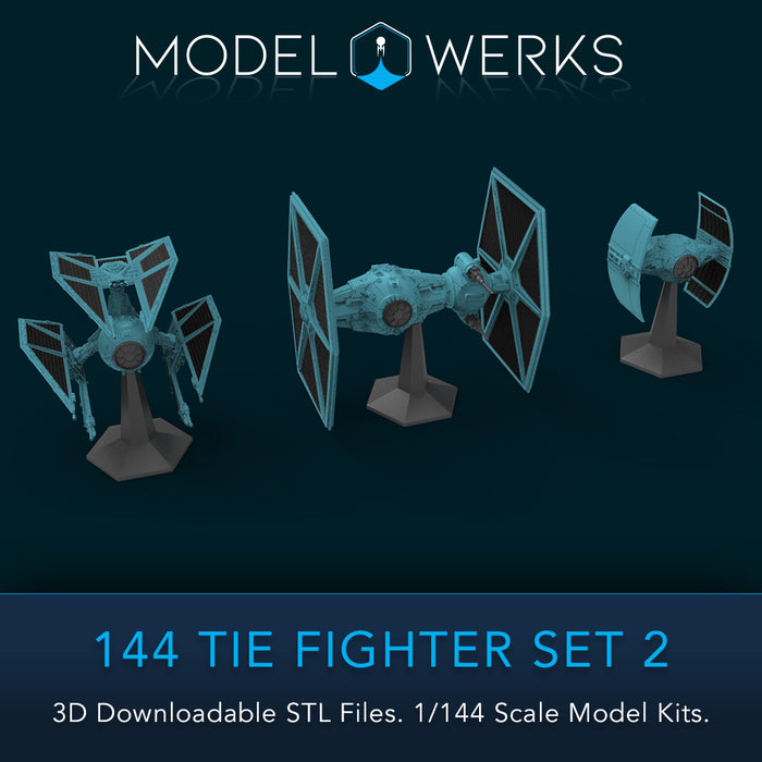 1/144 Tie Set 2 STL File Download