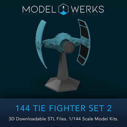 1/144 Tie Set 2 STL File Download