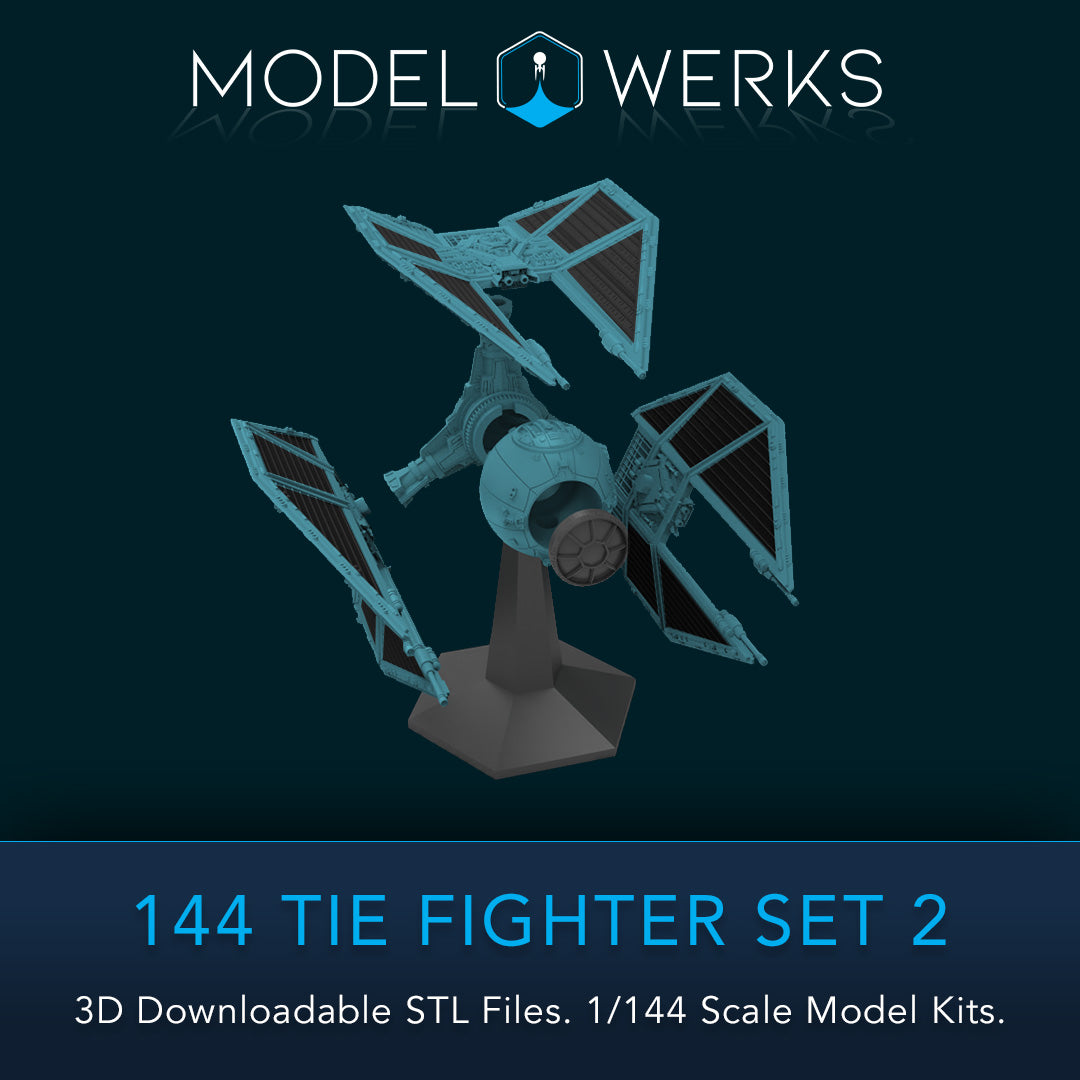 1/144 Tie Set 2 STL File Download