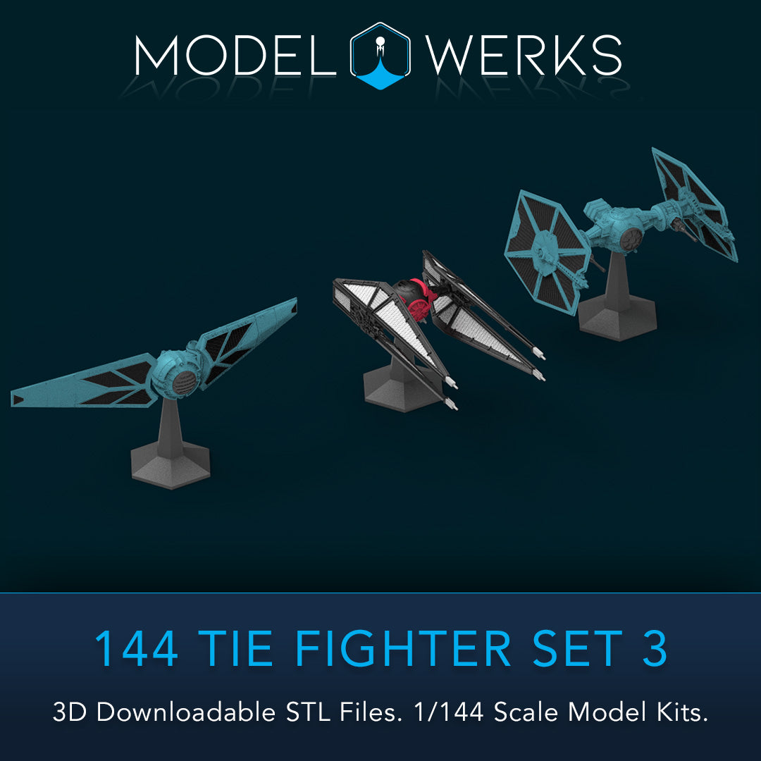 1/144 Tie Set 3 STL File Download