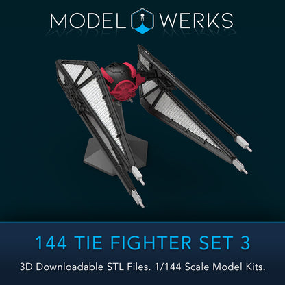 1/144 Tie Set 3 STL File Download