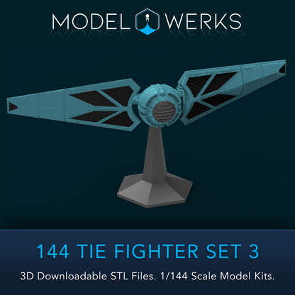 1/144 Tie Set 3 STL File Download