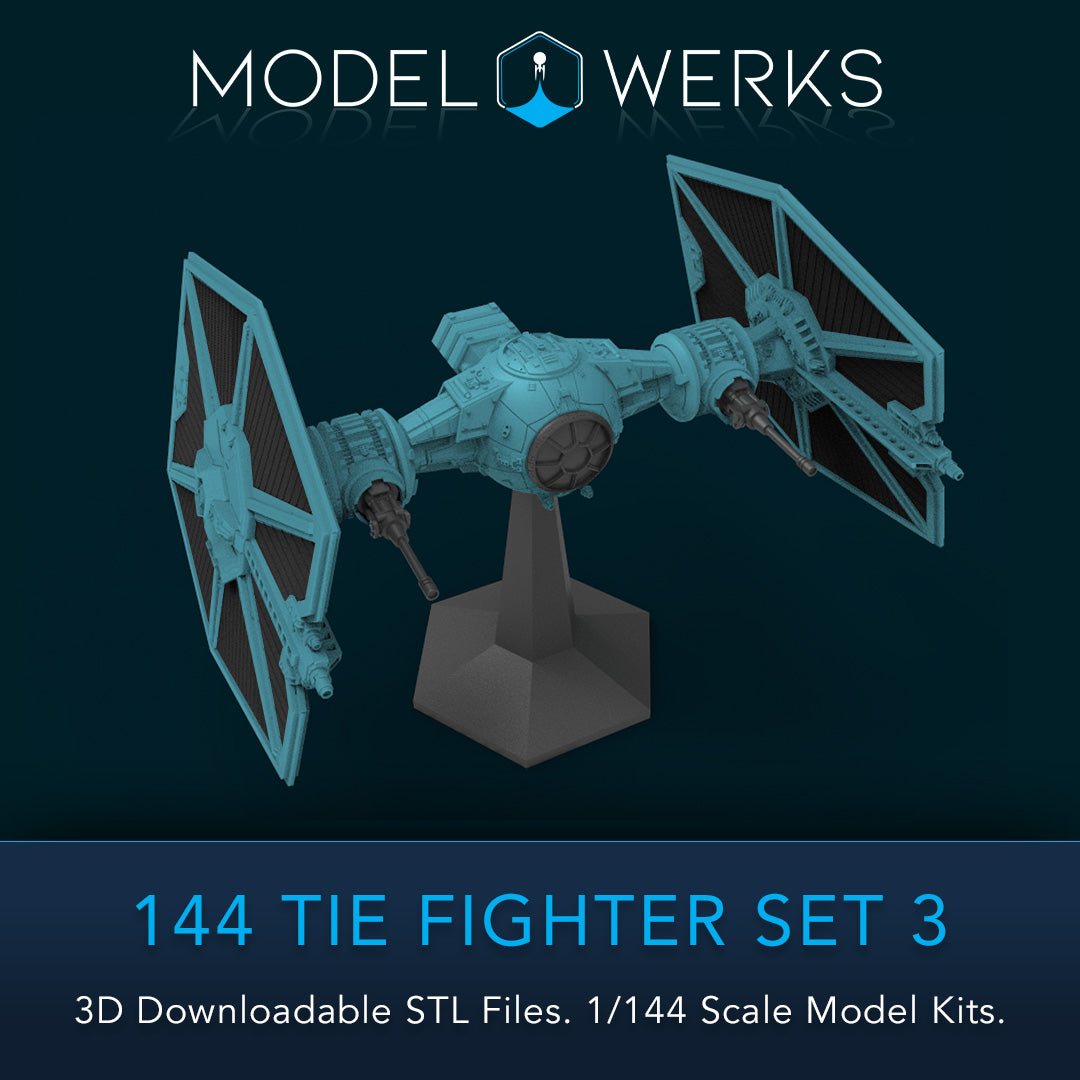 1/144 Tie Set 3 STL File Download