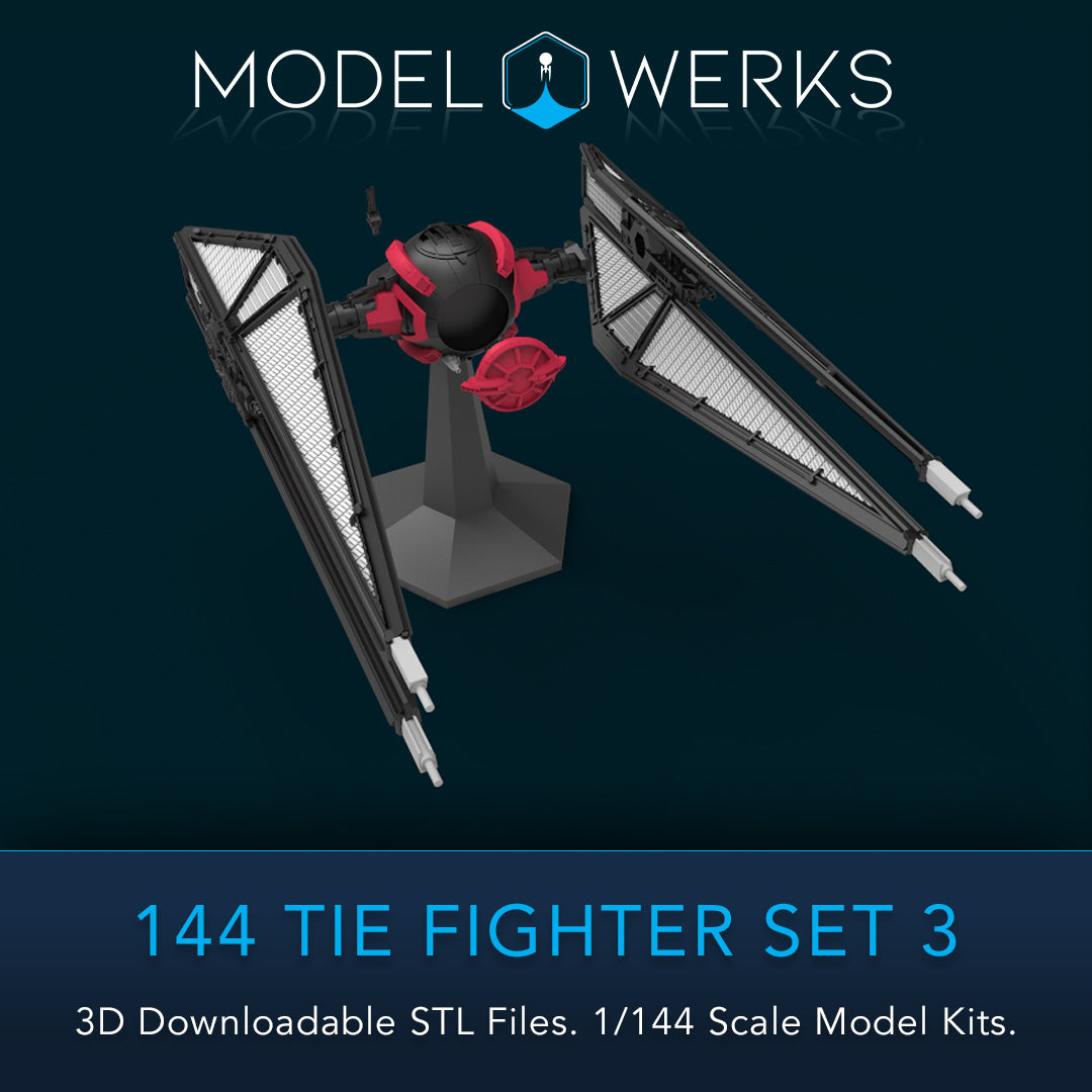 1/144 Tie Set 3 STL File Download