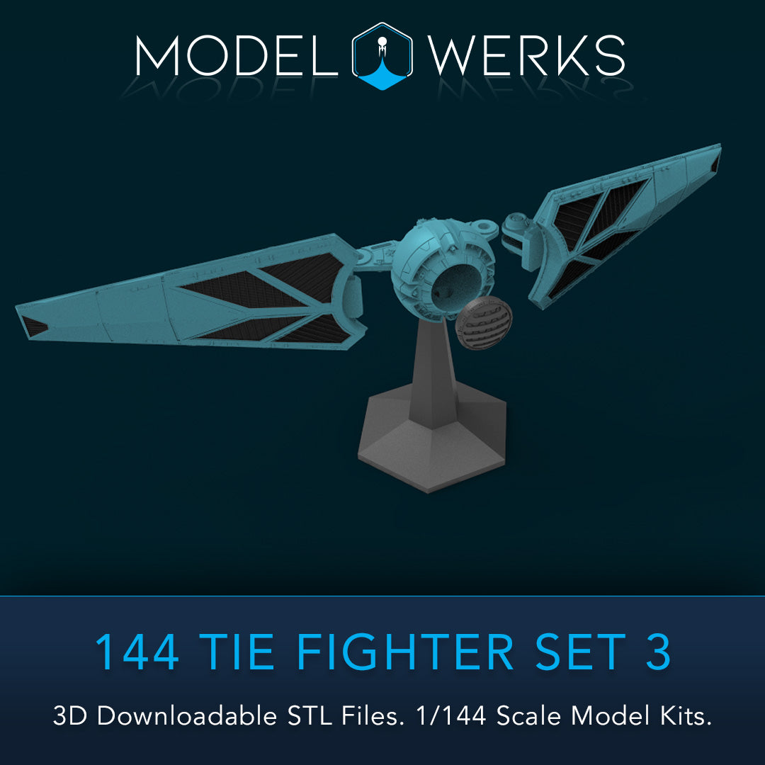 1/144 Tie Set 3 STL File Download