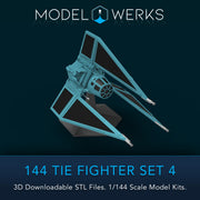 1/144 Tie Set 4 STL File Download