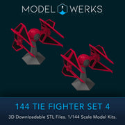 1/144 Tie Set 4 STL File Download