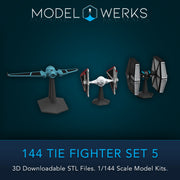 1/144 Tie Set 5 STL File Download