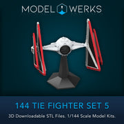 1/144 Tie Set 5 STL File Download