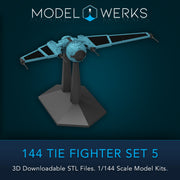1/144 Tie Set 5 STL File Download