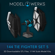 1/144 Tie Set 5 STL File Download