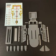 1:350 Scale Refit Enterprise 1701-A Shuttlebay Upgrade Kit STL File Download