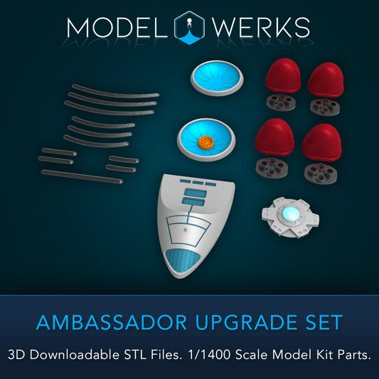 1/1400 Ambassador Class Upgrade Set STL File Download