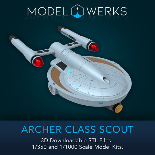 1/350 Archer Class Scout STL File Download
