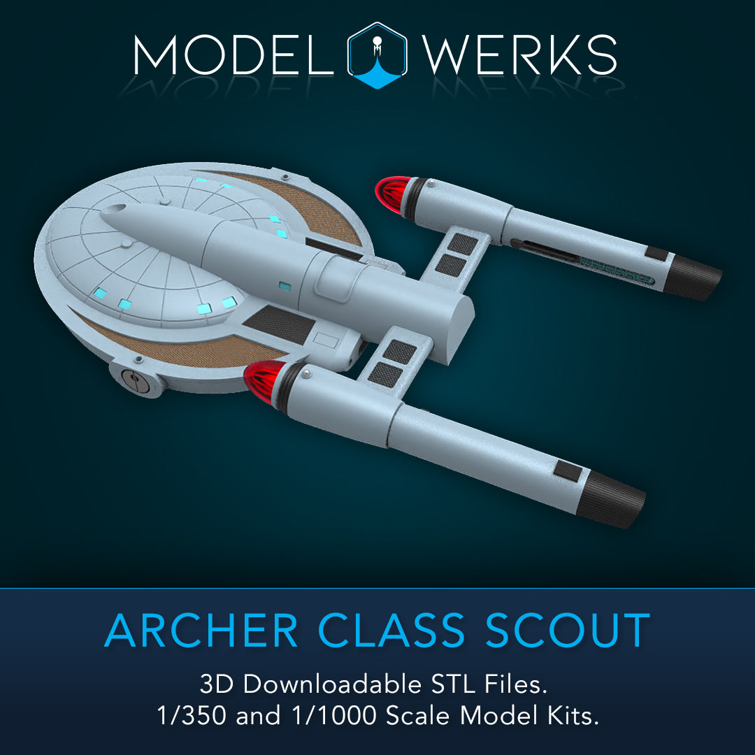 1/350 Archer Class Scout STL File Download