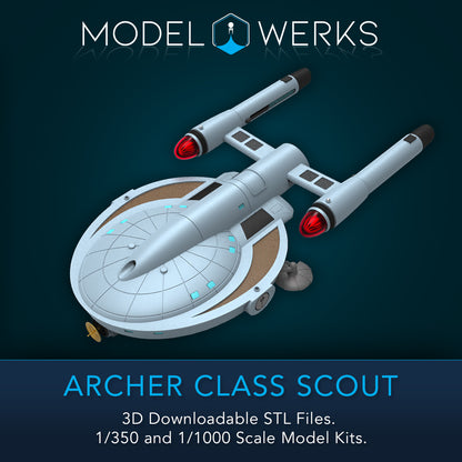 1/350 Archer Class Scout STL File Download