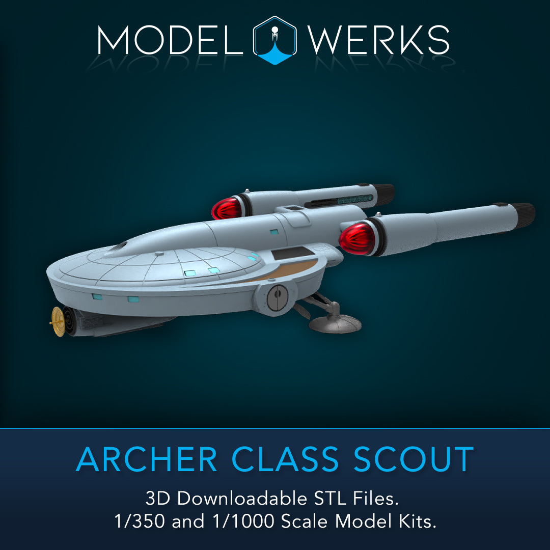 1/350 Archer Class Scout STL File Download