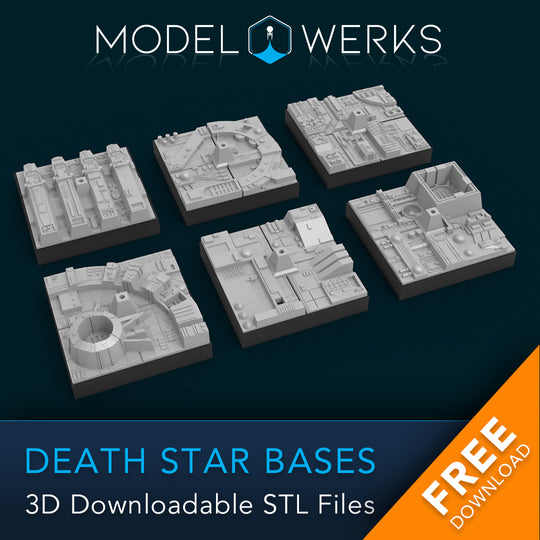 Death Star Bases STL File Download [FREE DOWNLOAD]