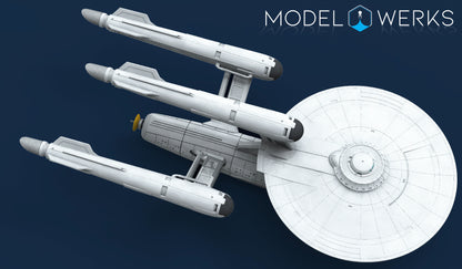 1:1000 Discovery Enterprise Dreadnought Conversion Kit STL Download