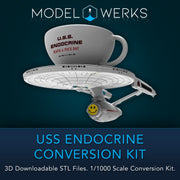 1/1000 USS Endocrine Conversion Kit STL [FREE DOWNLOAD]