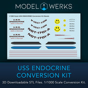 1/1000 USS Endocrine Conversion Kit STL [FREE DOWNLOAD]