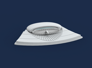 1:1000 Discovery Enterprise Saucer Mounted Deflector Upgrade Kit STL Download