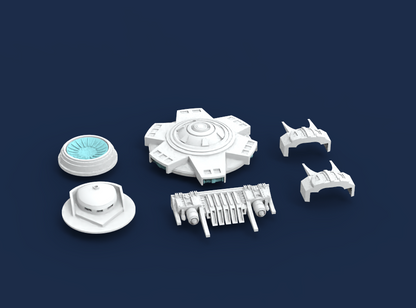 1:1000 USS Excelsior Upgrade Kit STL File Download