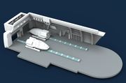 1:350 Scale Refit Enterprise 1701-A Shuttlebay Upgrade Kit STL File Download