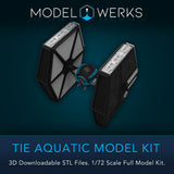 1/72 Scale Tie Aquatic Full Kit STL File Download