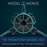 1/72 Scale Tie Phantom Full Kit STL File Download