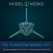 1/72 Scale Tie Phantom Full Kit STL File Download