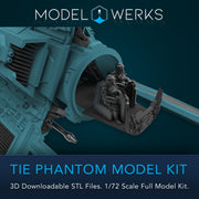 1/72 Scale Tie Phantom Full Kit STL File Download